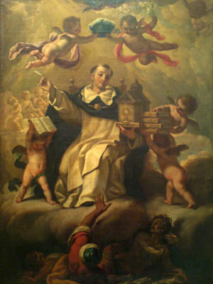 Santo Tomás de Aquino. Obra de Acisclo Antonio Palomino